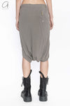 Boris Bidjan Saberi cotton skirt German handmade comfortable WSKIRT 2 F0401T-TANHUI charcoal gray